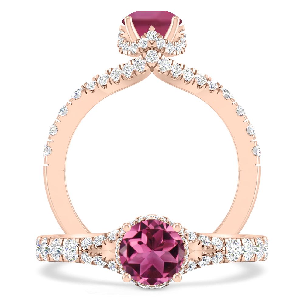 Rose Gold - Pink Tourmaline