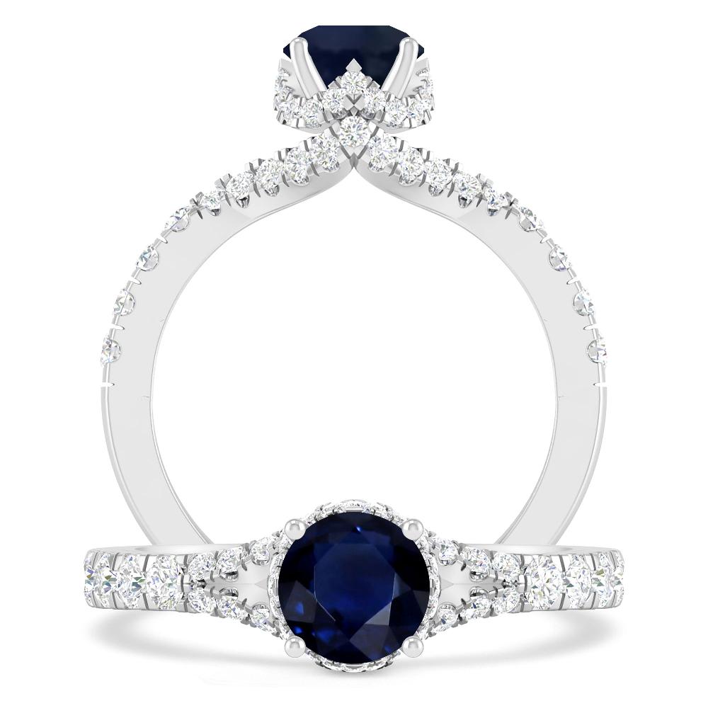 White Gold - Sapphire