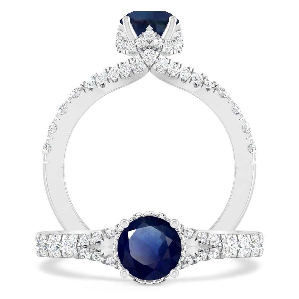 White Gold - Sapphire