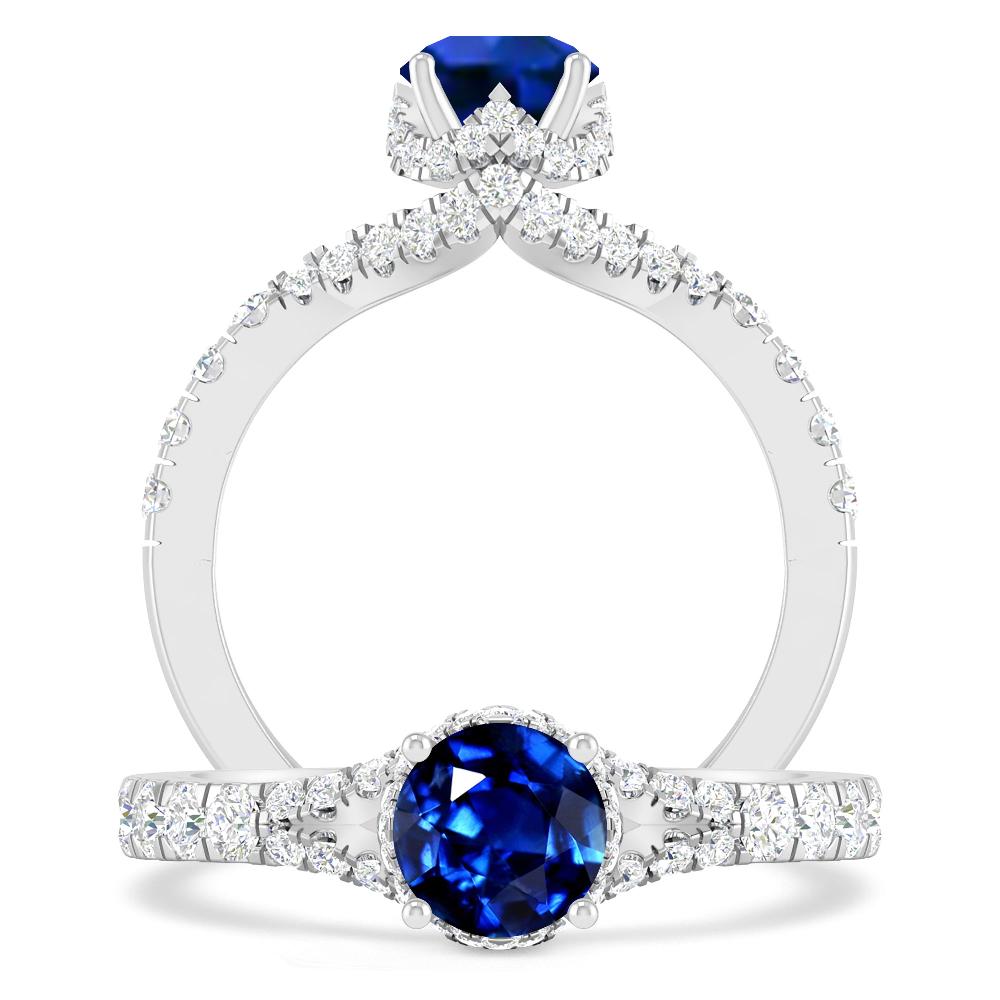 White Gold - Sapphire