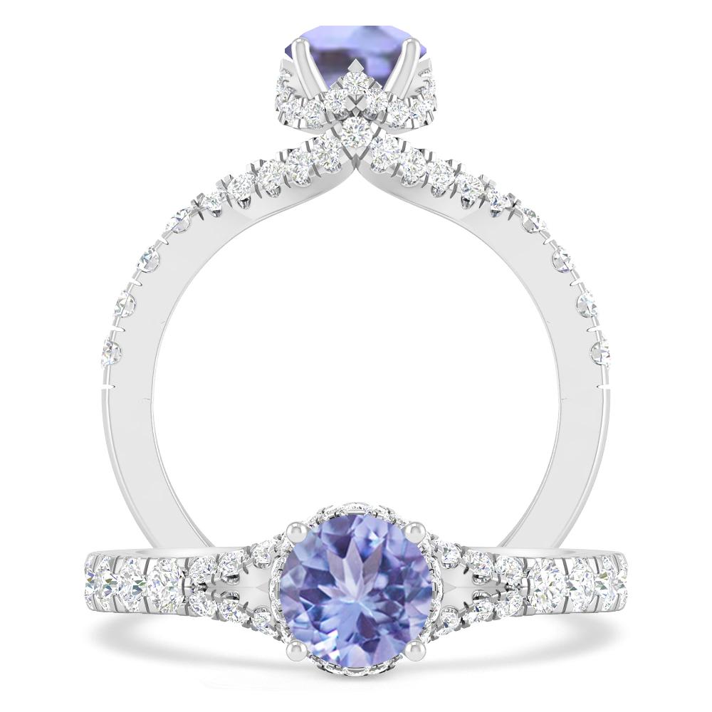 White Gold - Tanzanite