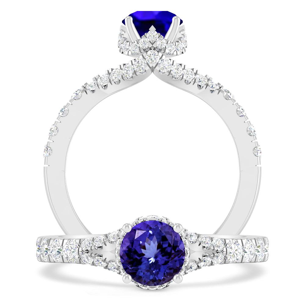 White Gold - Tanzanite