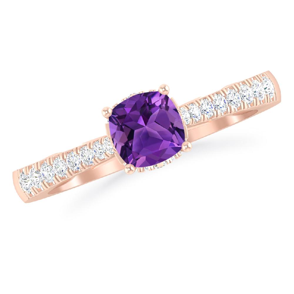 Rose Gold - Amethyst