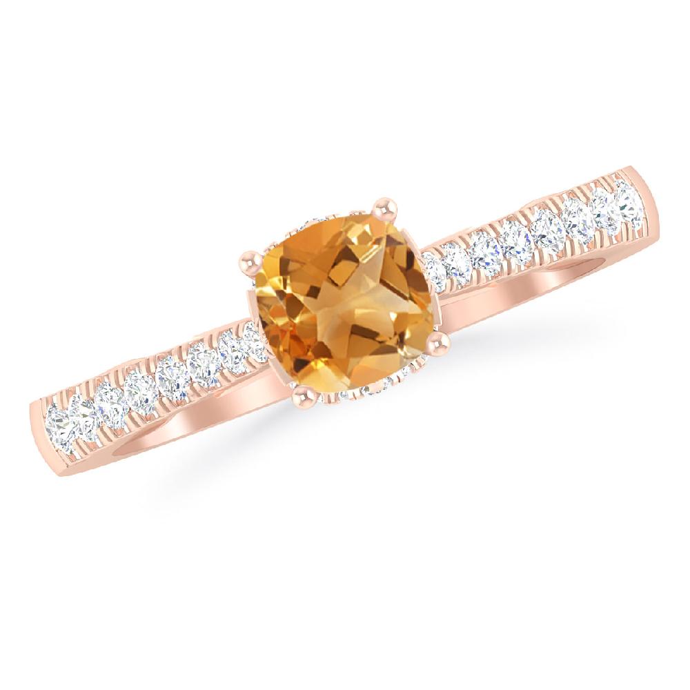 Rose Gold - Citrine