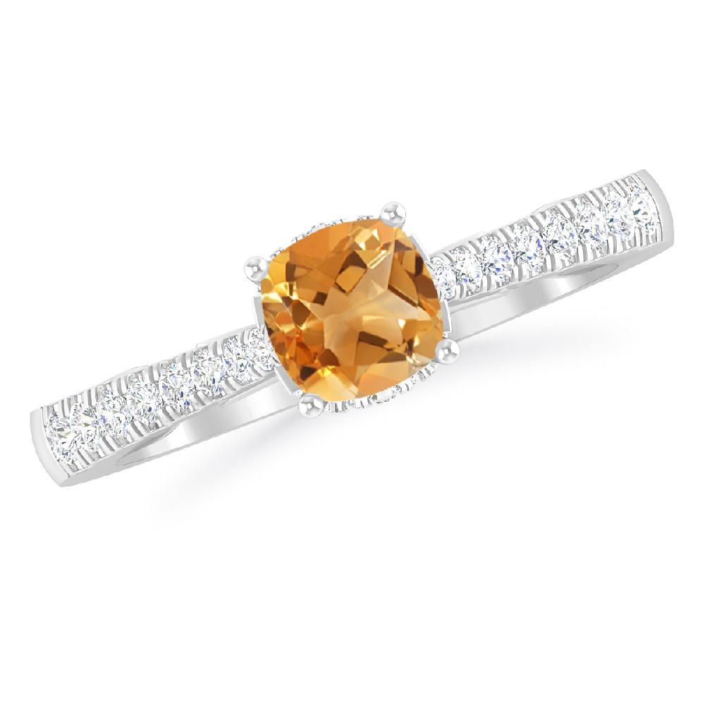 White Gold - Citrine