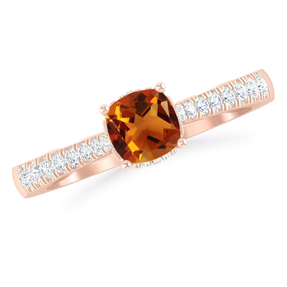 Rose Gold - Citrine