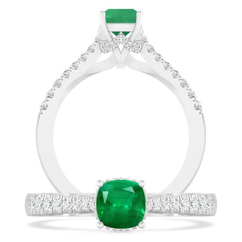 White Gold - Emerald