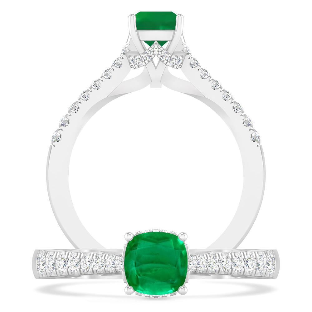 White Gold - Emerald