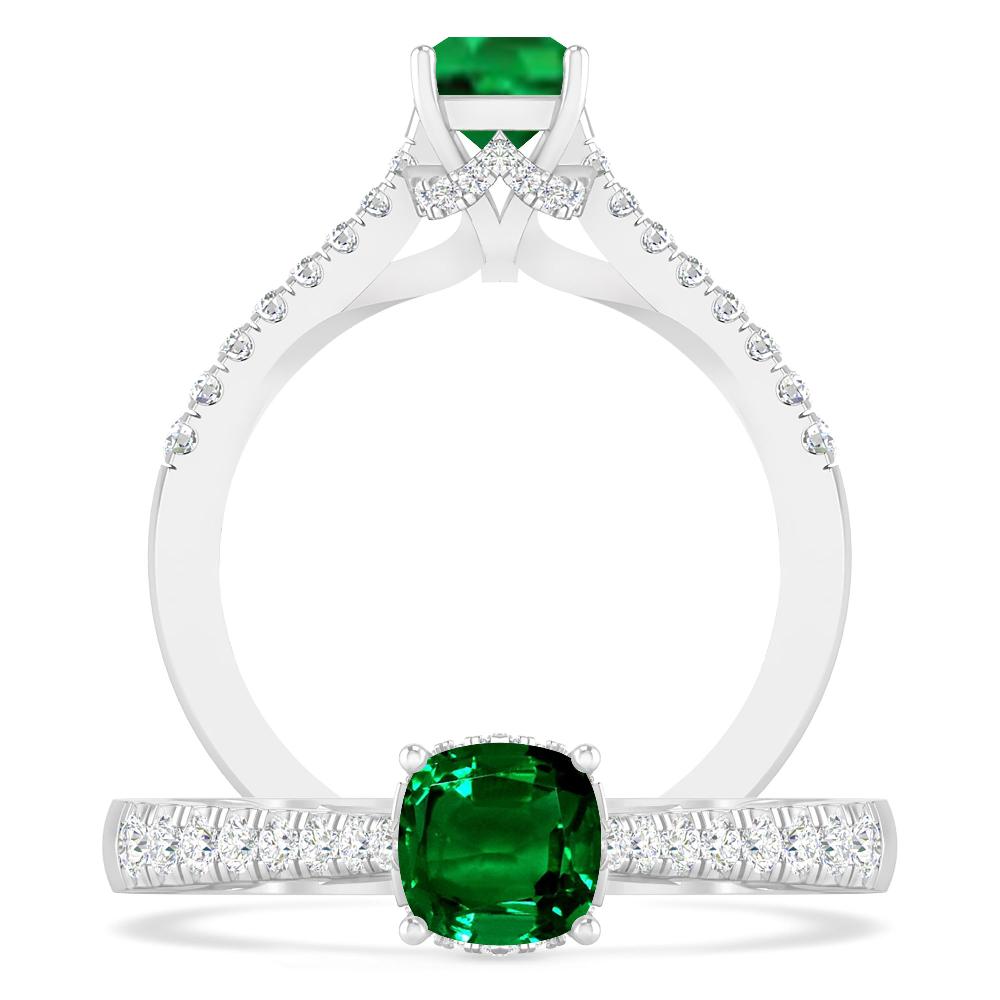 White Gold - Emerald