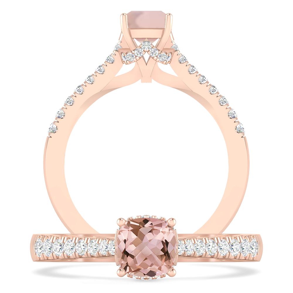 Rose Gold - Morganite