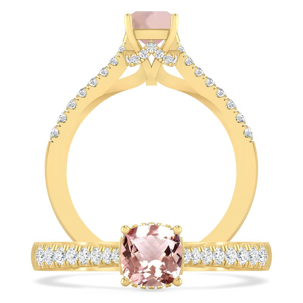 Yellow Gold - Morganite