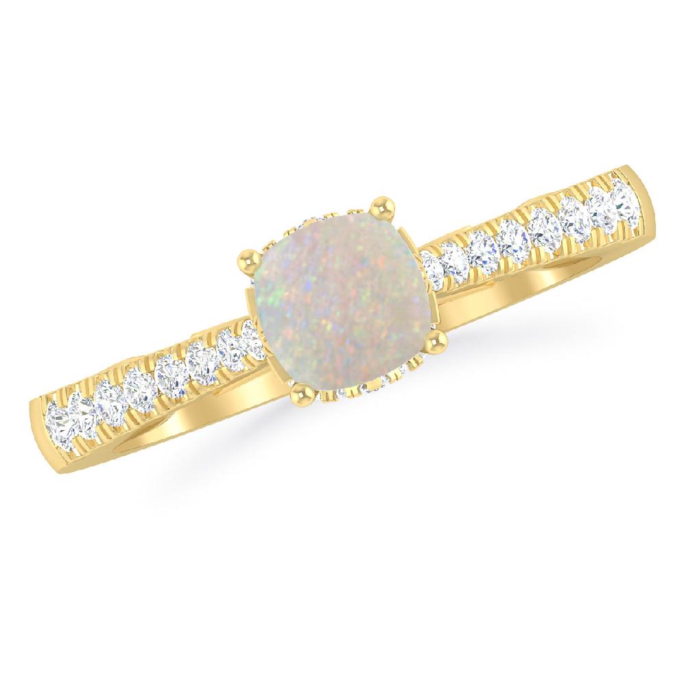 Yellow Gold - Opal