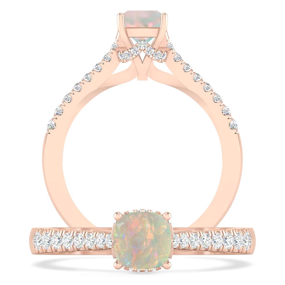 Rose Gold - Opal