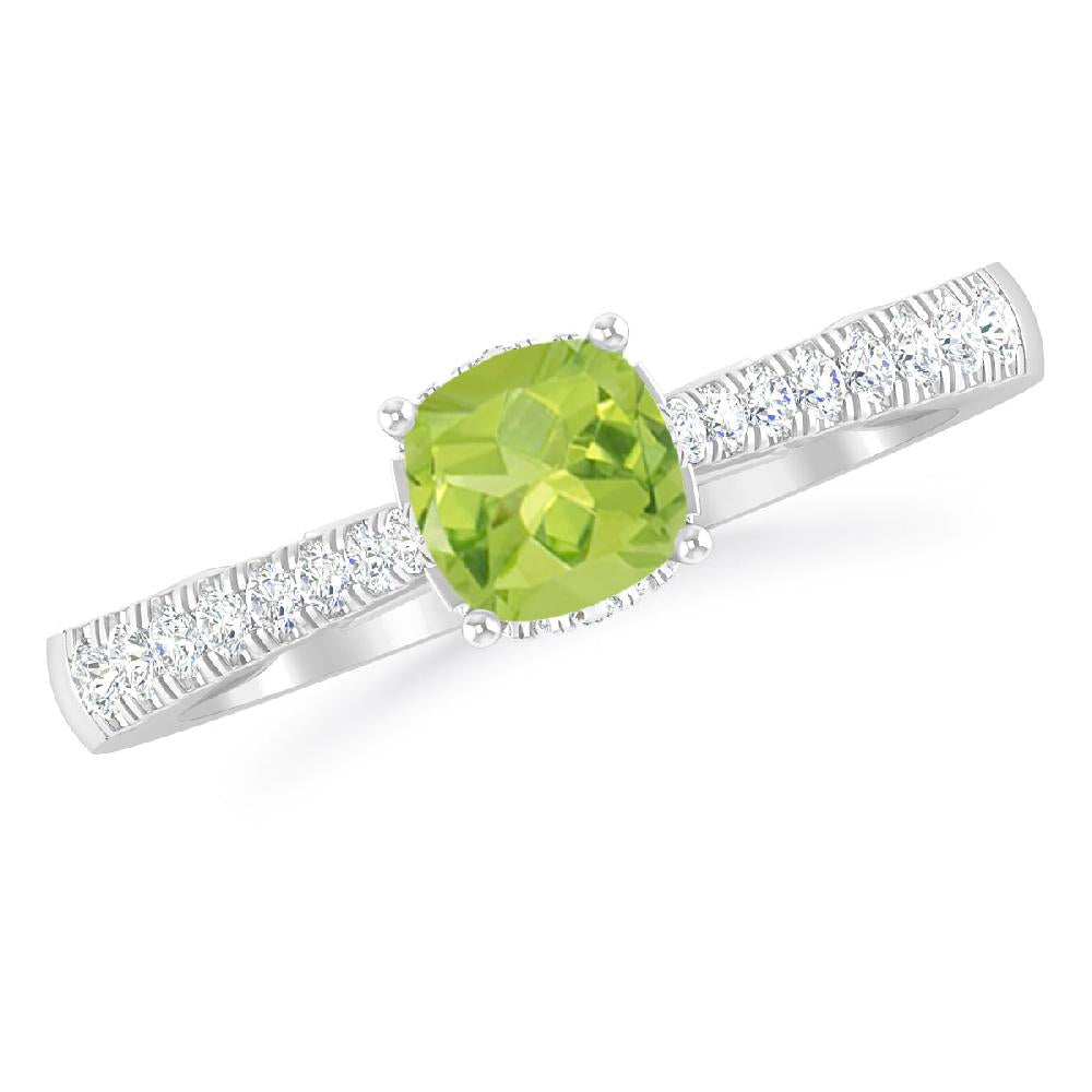 White Gold - Peridot