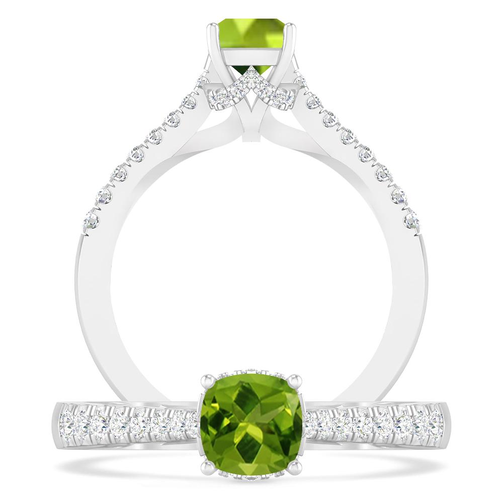 White Gold - Peridot