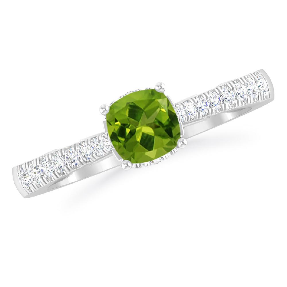 White Gold - Peridot