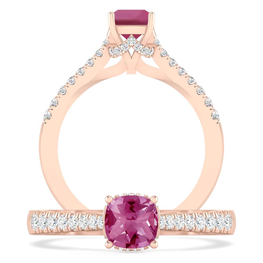 Rose Gold - Pink Tourmaline