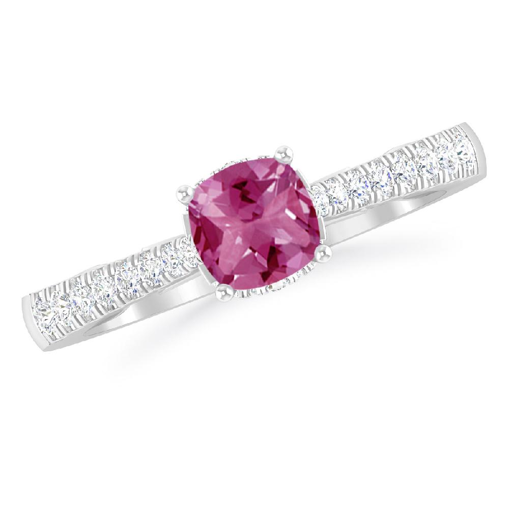 White Gold - Pink Tourmaline