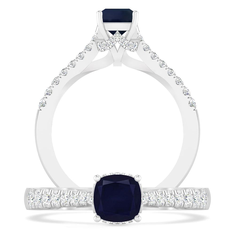 White Gold - Sapphire