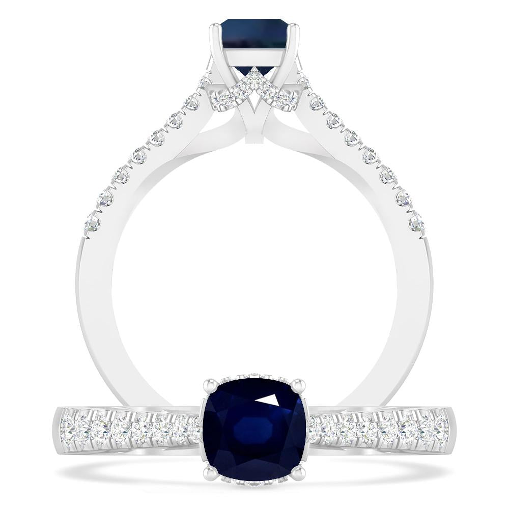 White Gold - Sapphire