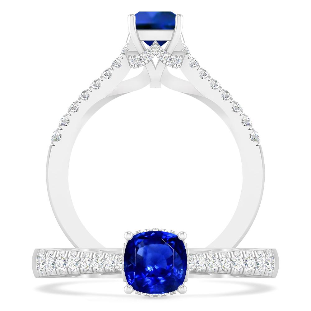 White Gold - Sapphire