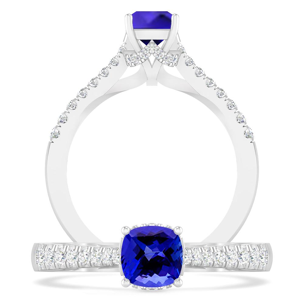 White Gold - Tanzanite