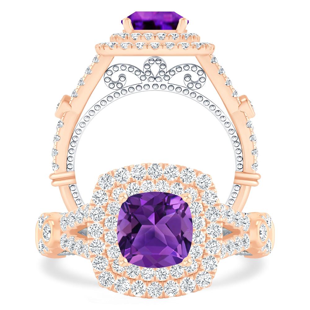 Rose Gold - Amethyst