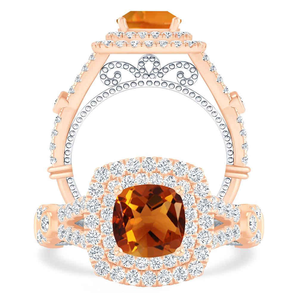 Rose Gold - Citrine