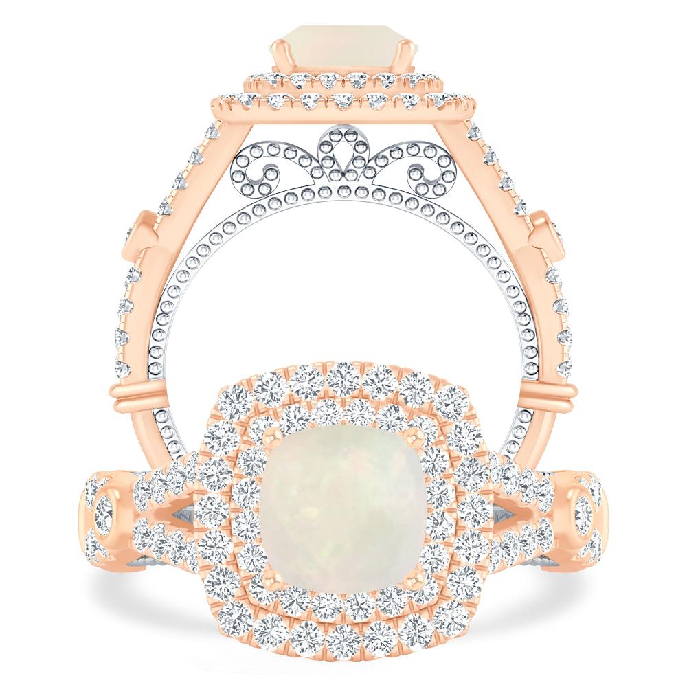 Rose Gold - Opal