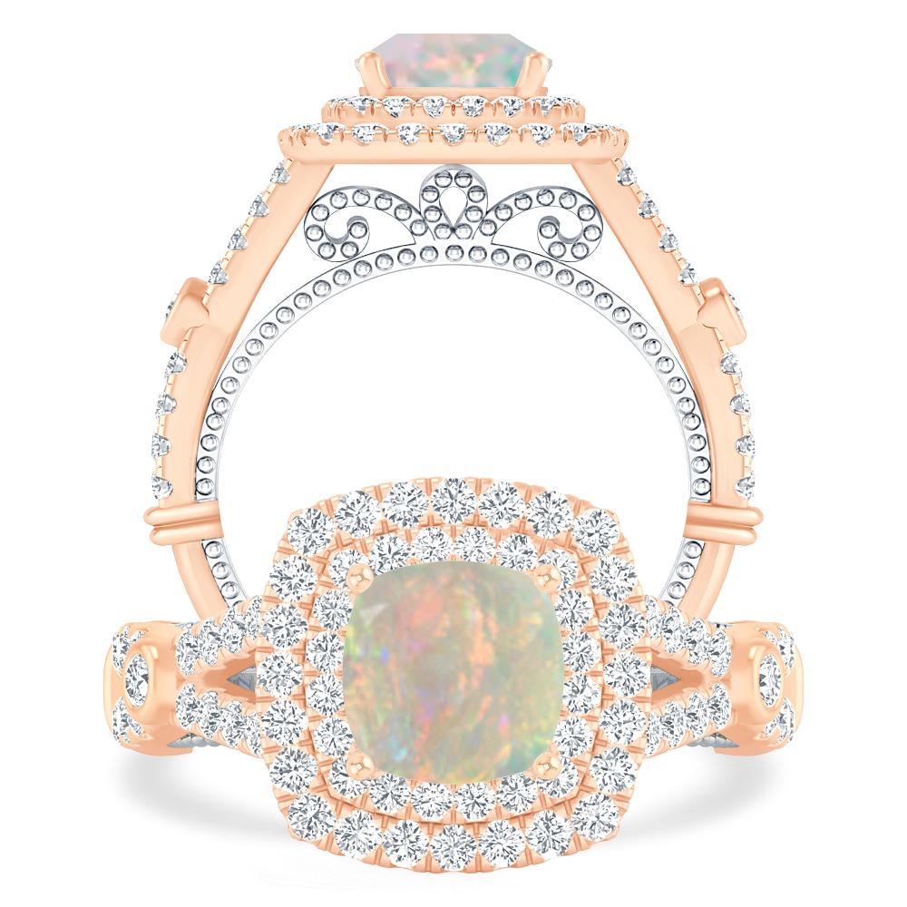 Rose Gold - Opal