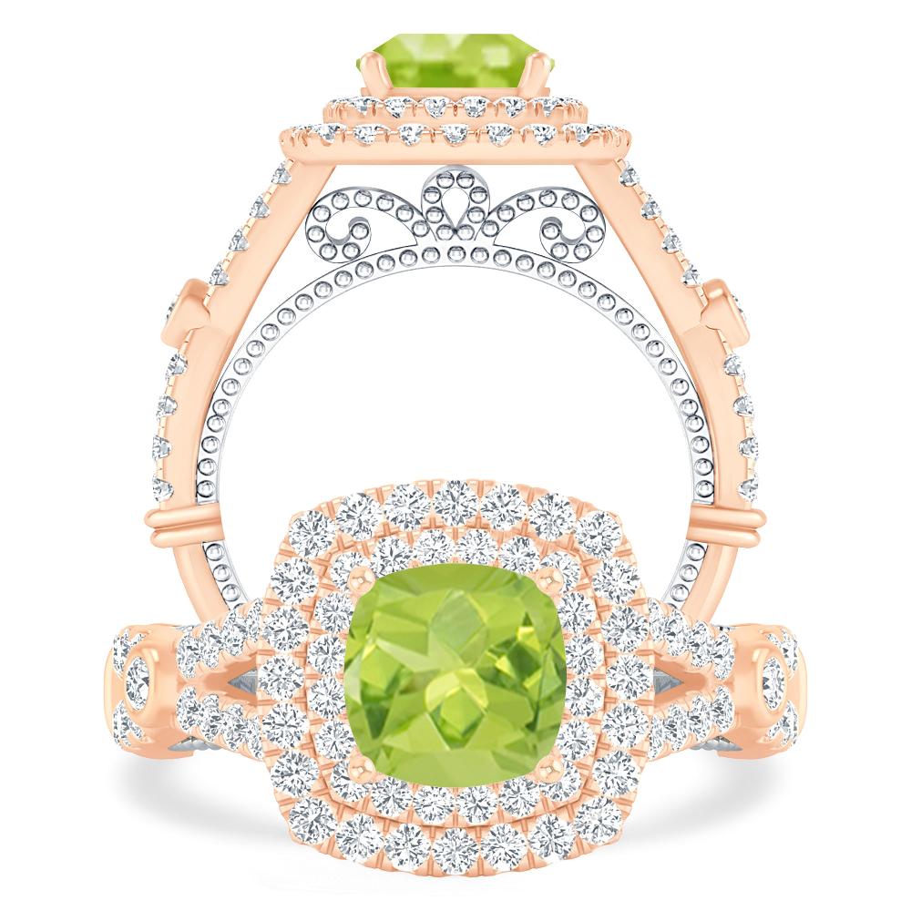 Rose Gold - Peridot