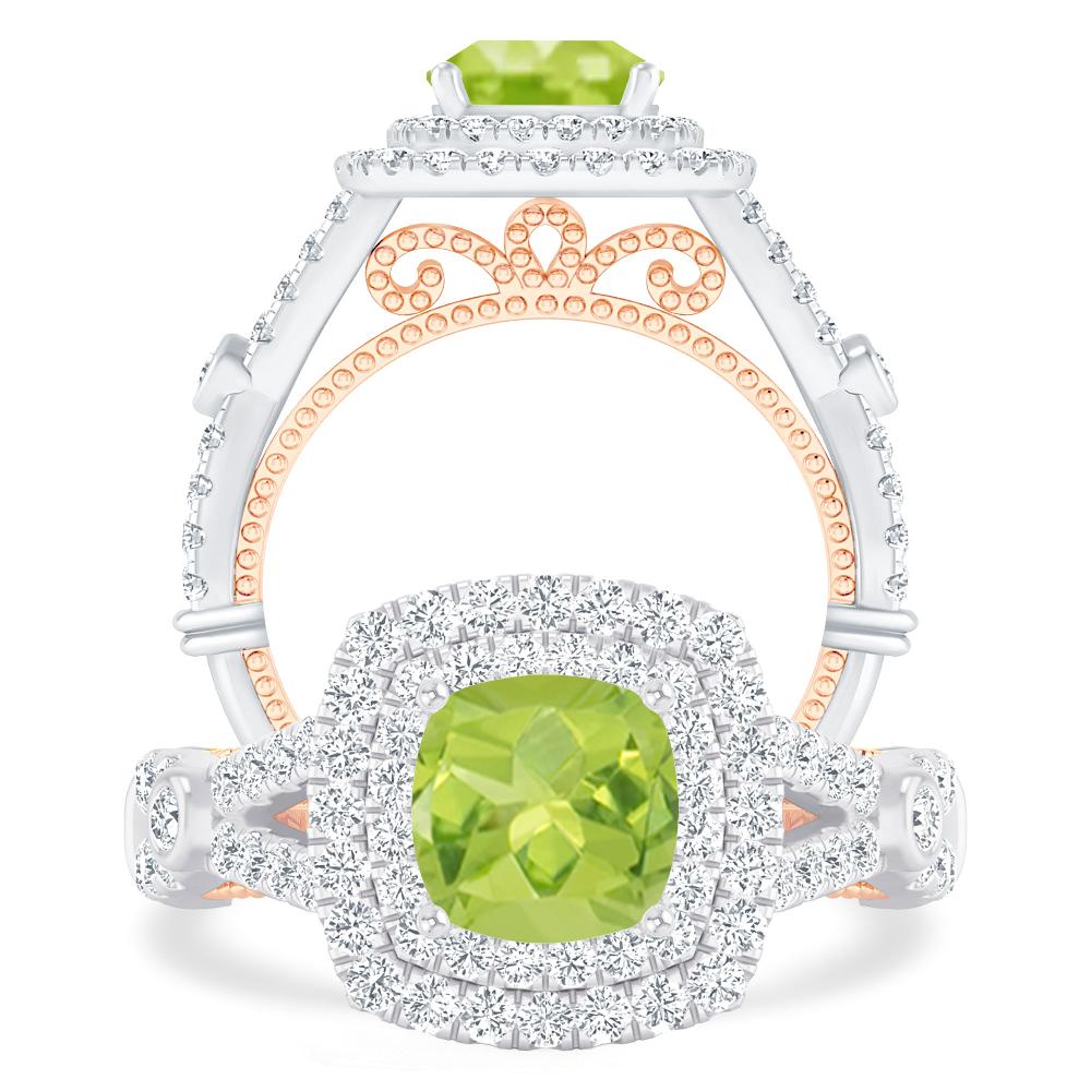 White Gold - Peridot