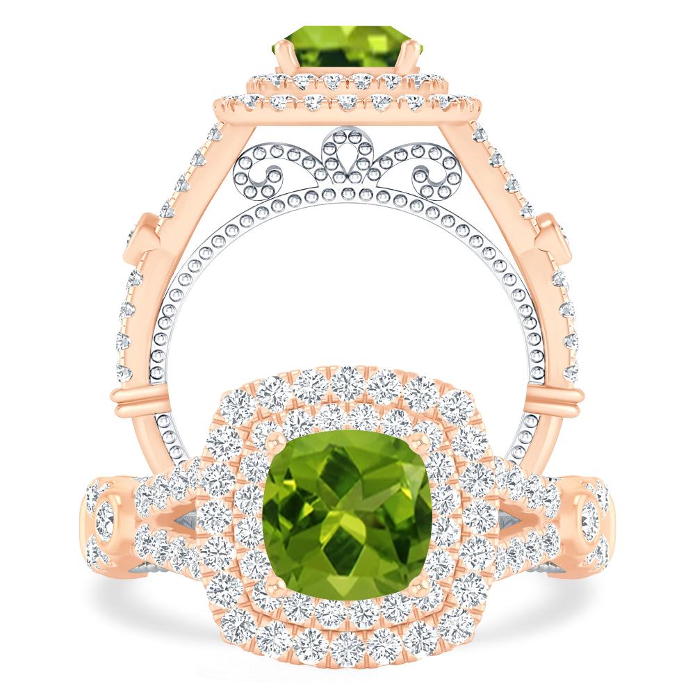 Rose Gold - Peridot