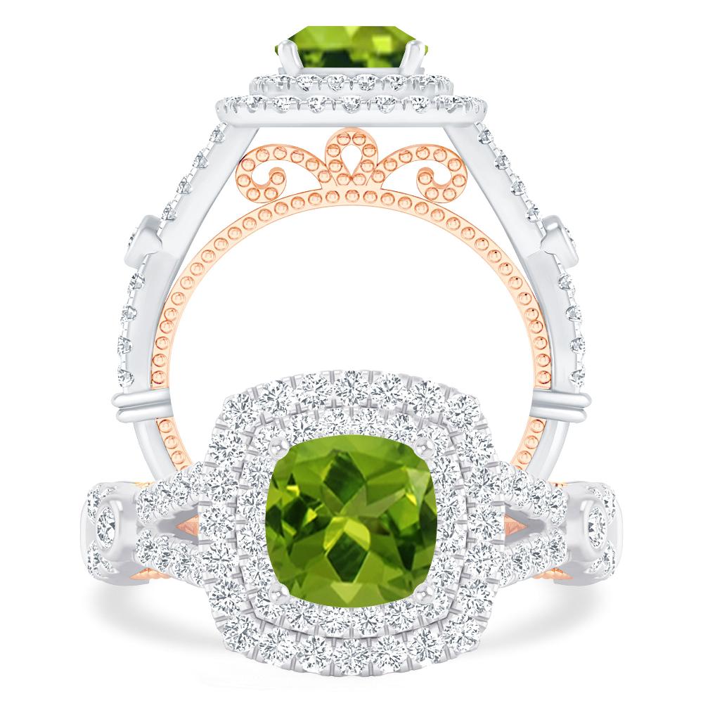 White Gold - Peridot