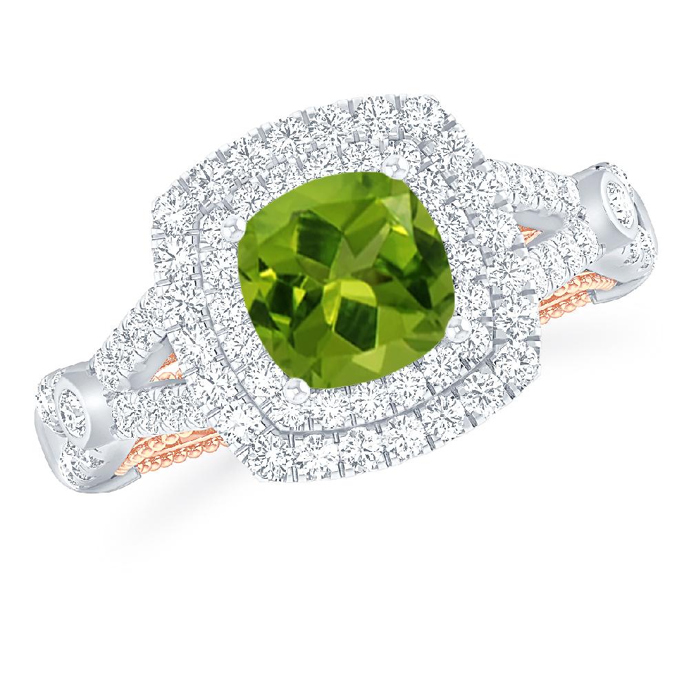 White Gold - Peridot