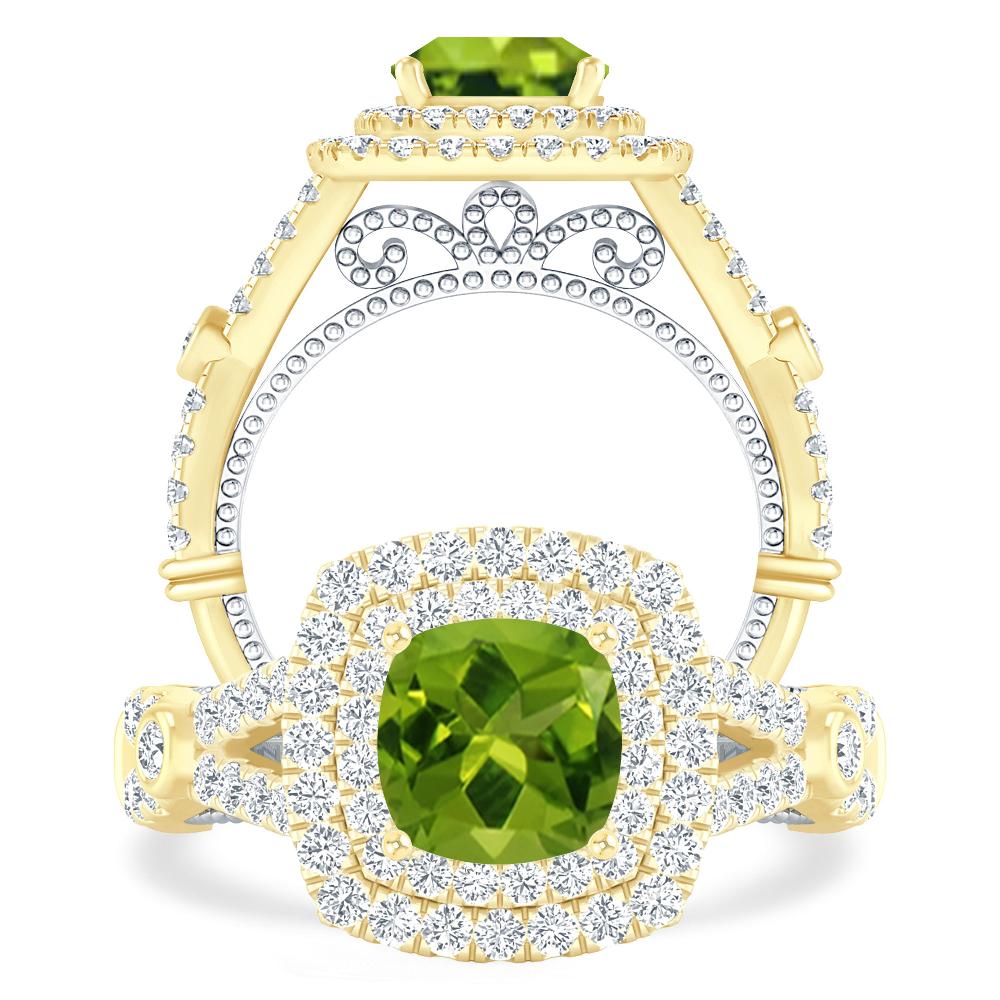 Yellow Gold - Peridot