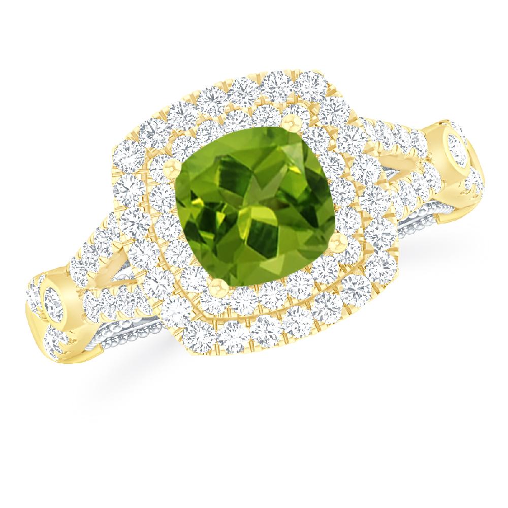 Yellow Gold - Peridot