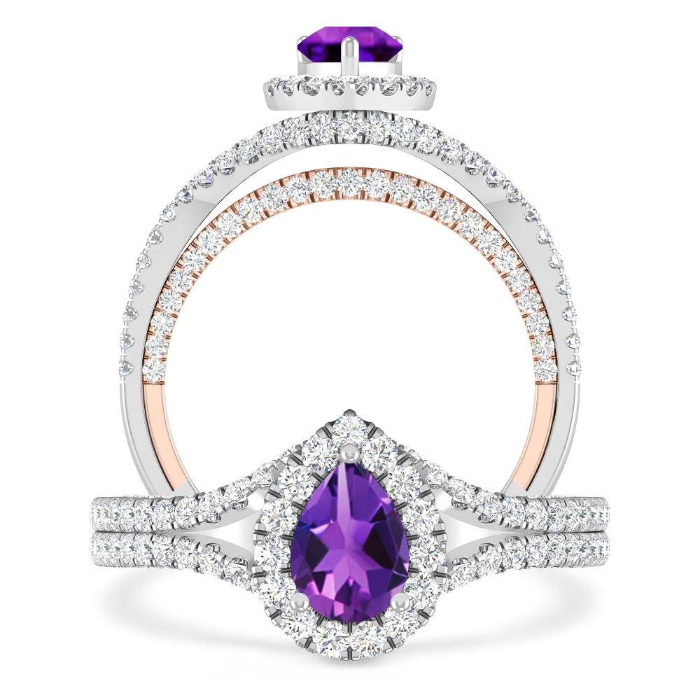 White Gold - Amethyst