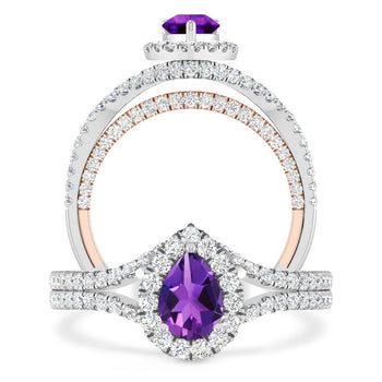 White Gold - Amethyst