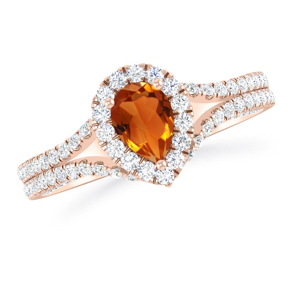 Rose Gold - Citrine