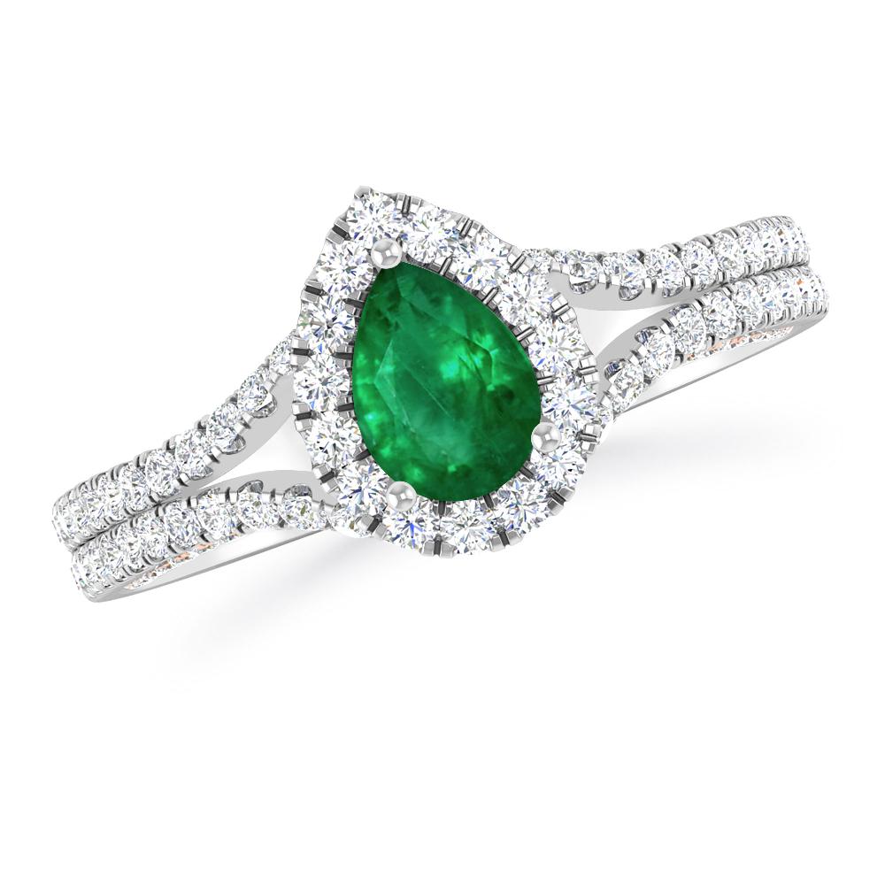 White Gold - Emerald