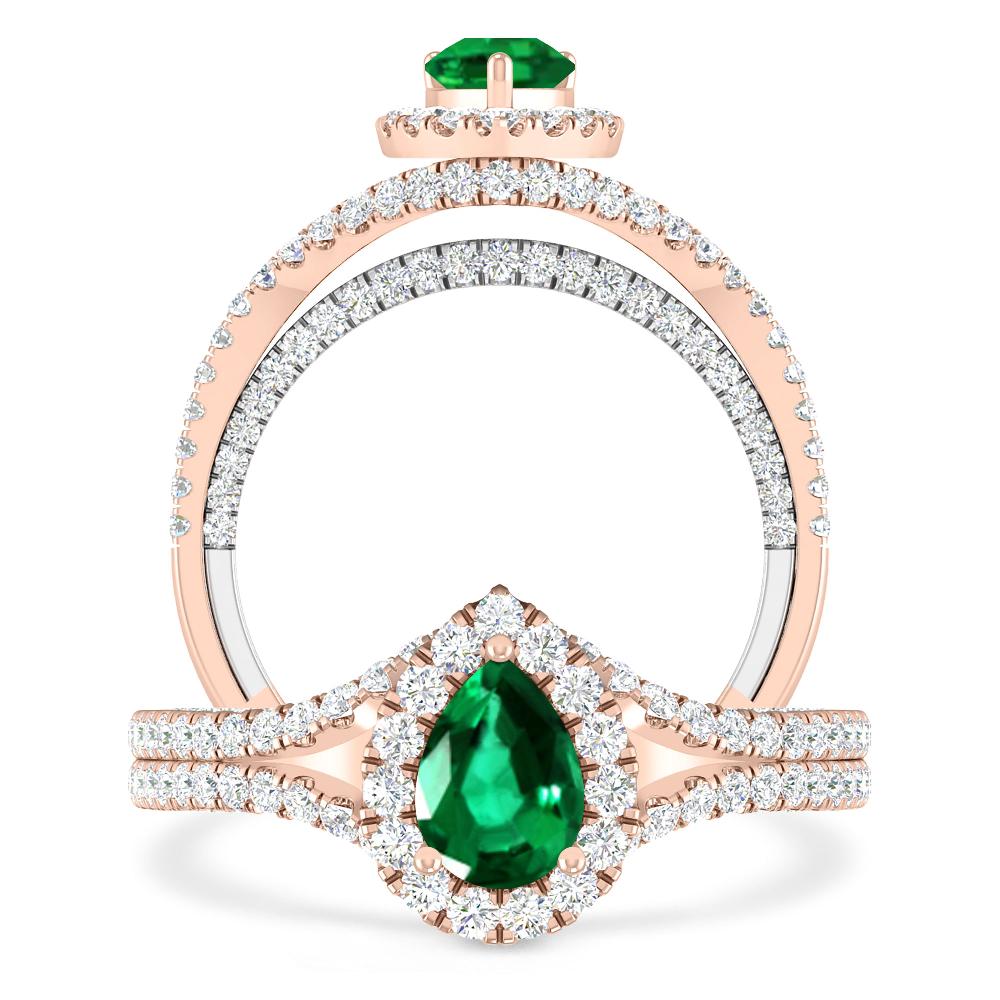 Rose Gold - Emerald