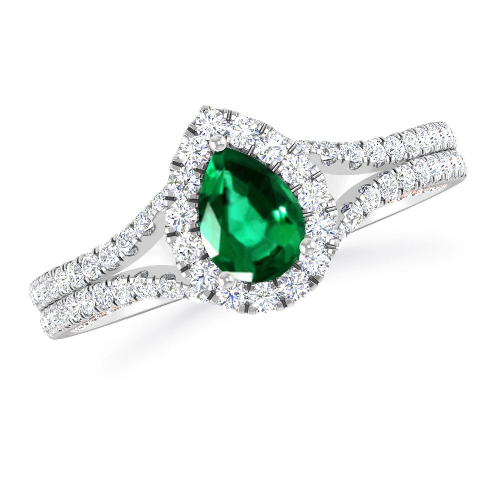 White Gold - Emerald