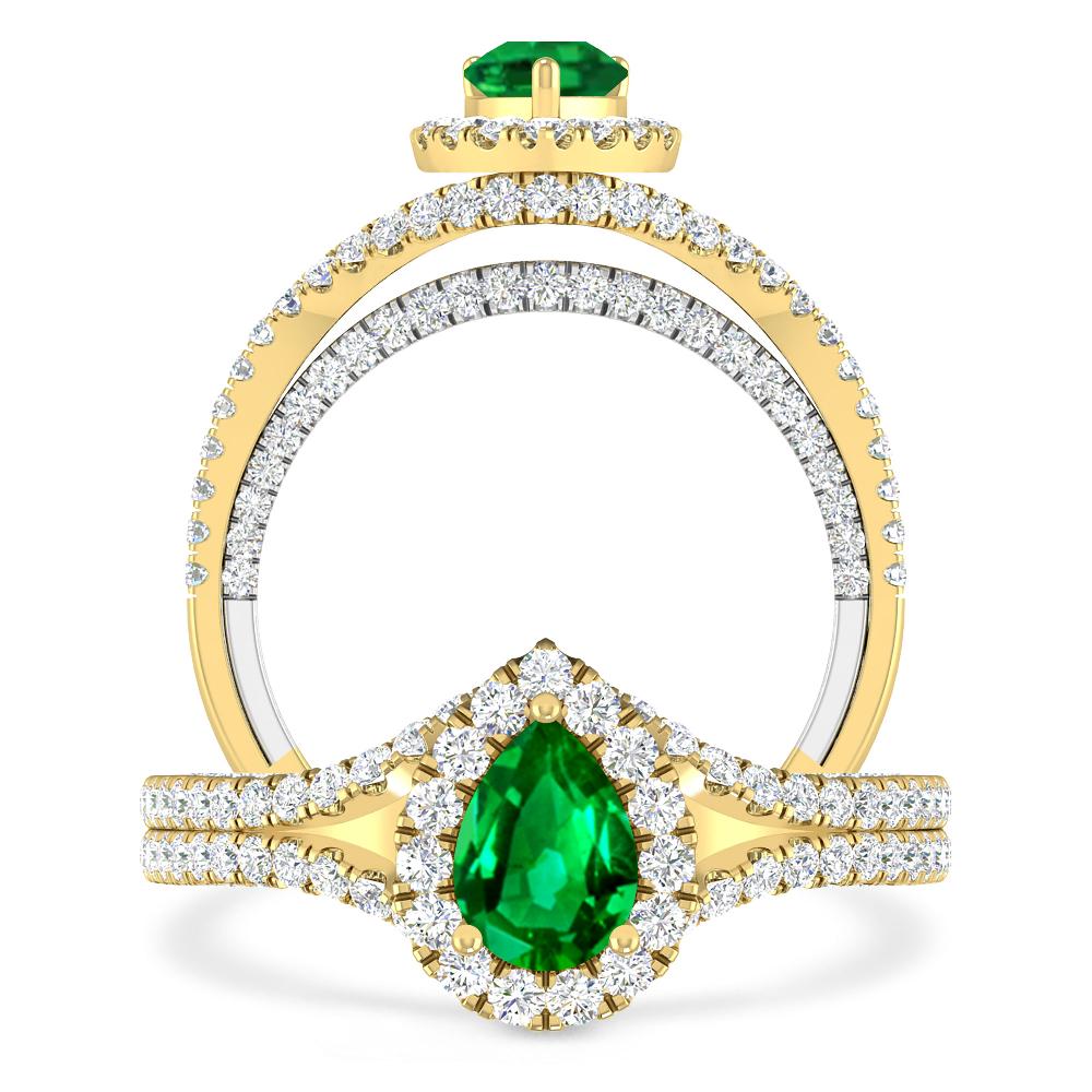 Yellow Gold - Emerald