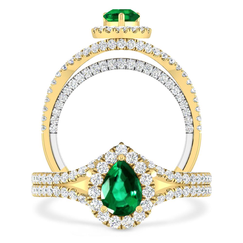 Yellow Gold - Emerald