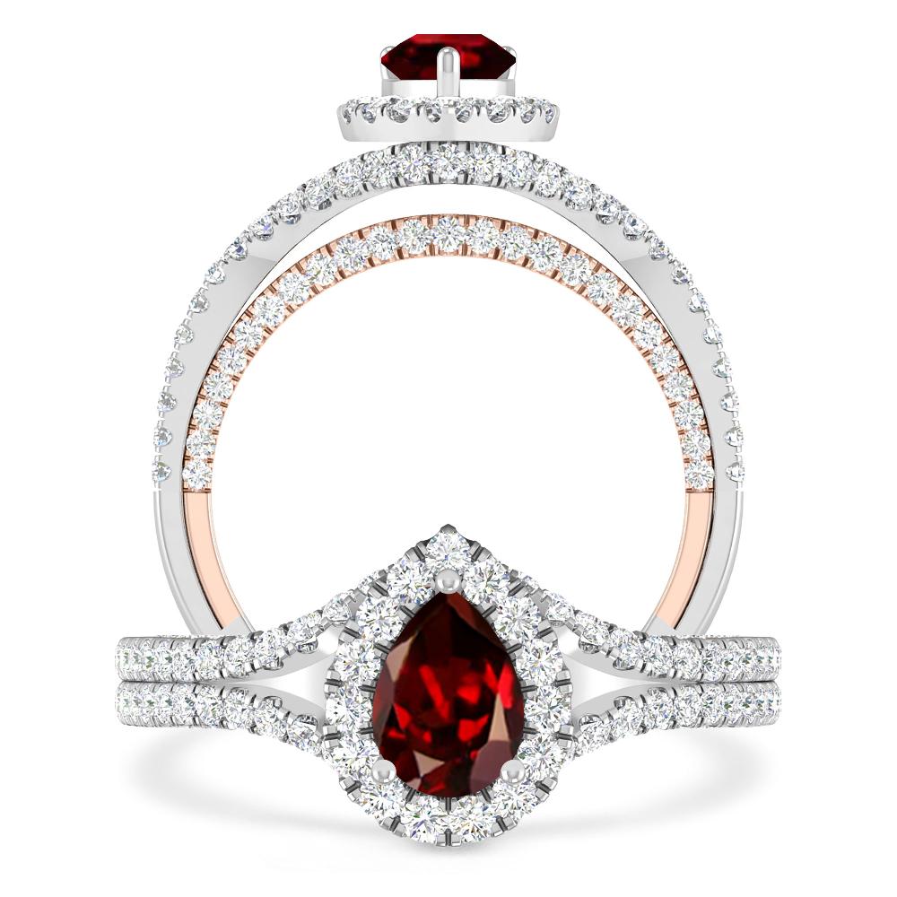 White Gold - Garnet