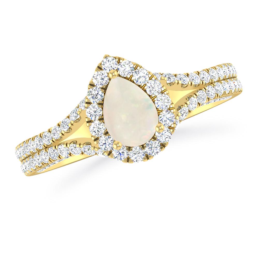 Yellow Gold - Opal