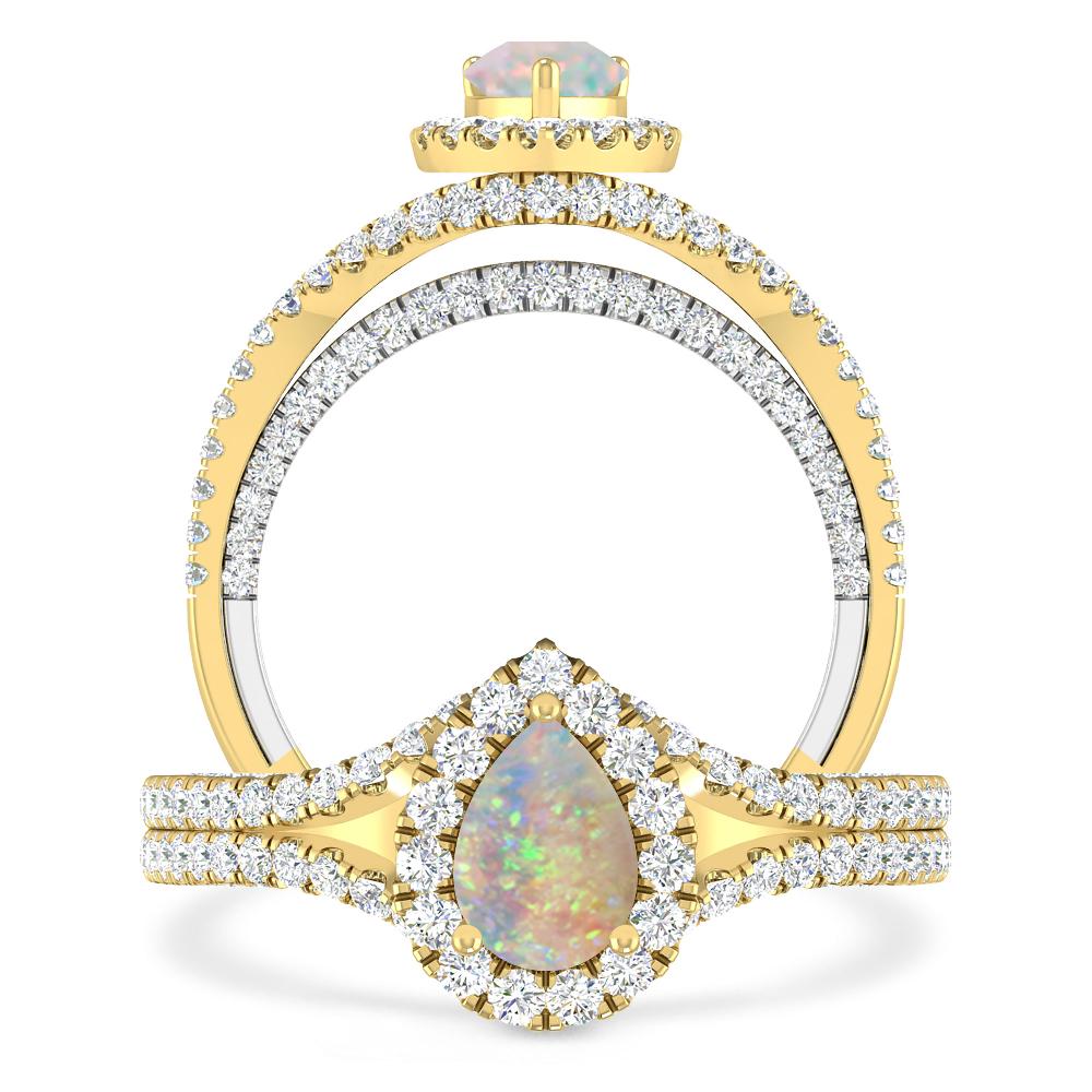 Yellow Gold - Opal