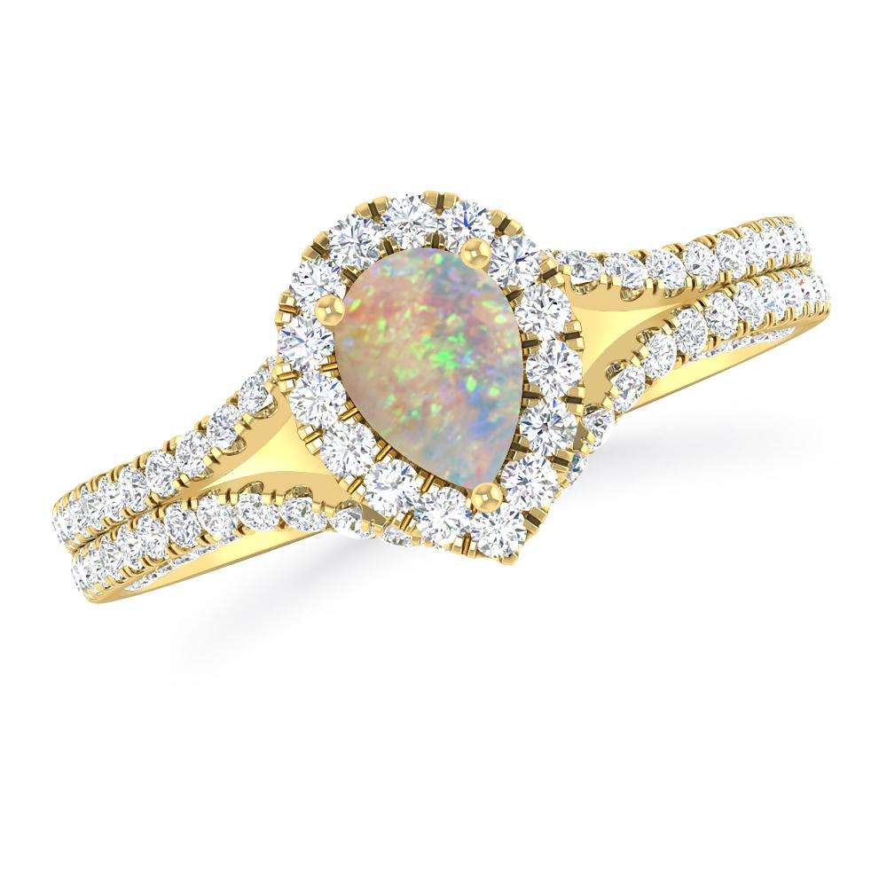 Yellow Gold - Opal