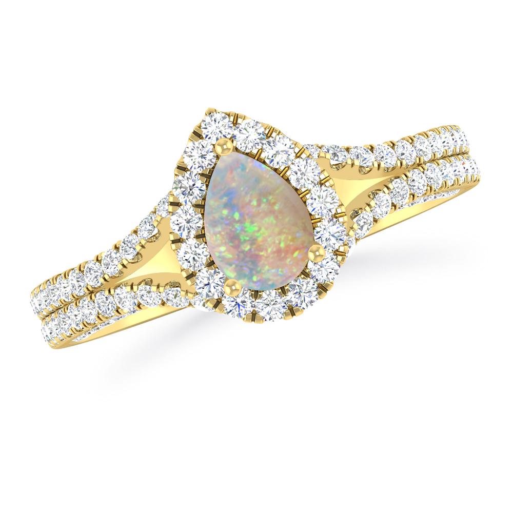 Yellow Gold - Opal